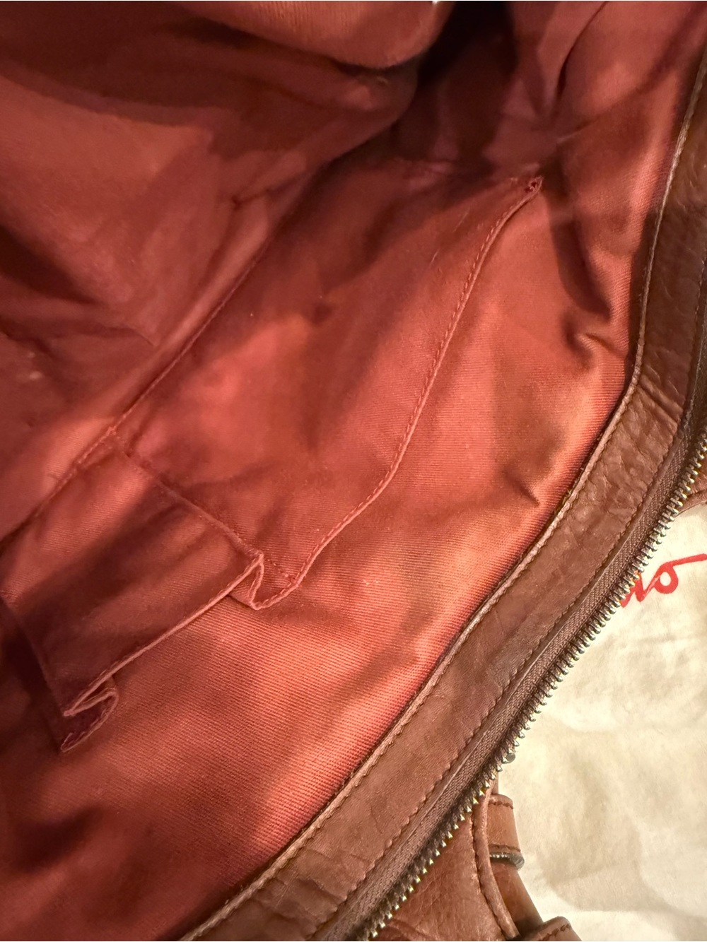 Pre-Loved Salvatore Ferragamo Stitched Celtico Calfskin Pebble Leather Satchel - Picture 10 of 11